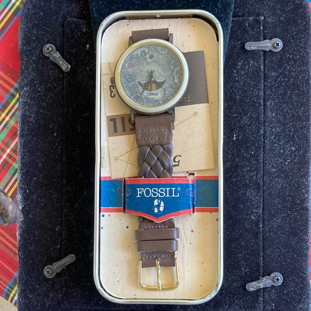 Fossil Moon Landing Watch